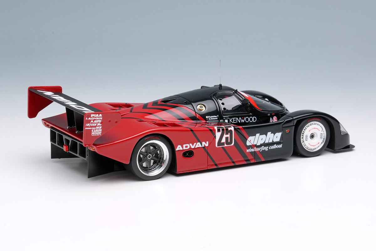 Pre-Order 1:43 MakeUp Porsche 962C " ADVAN Alpha Nova" JSPC Fuji 500km 1989 No.25 6th VM321