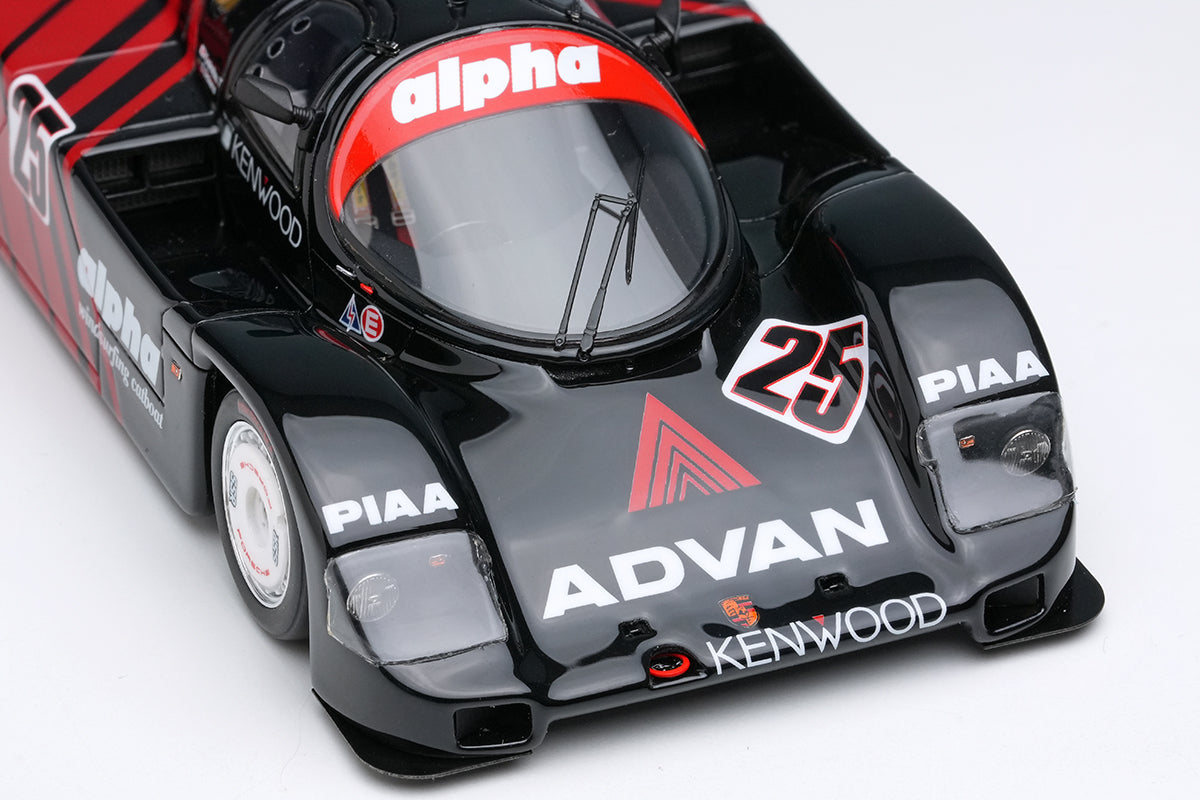 Pre-Order 1:43 MakeUp Porsche 962C " ADVAN Alpha Nova" JSPC Fuji 500km 1989 No.25 6th VM321