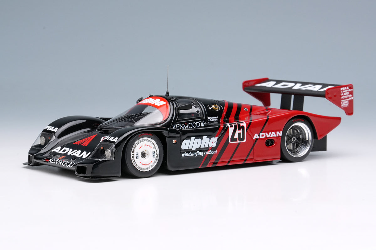 Pre-Order 1:43 MakeUp Porsche 962C " ADVAN Alpha Nova" JSPC Fuji 500km 1989 No.25 6th VM321