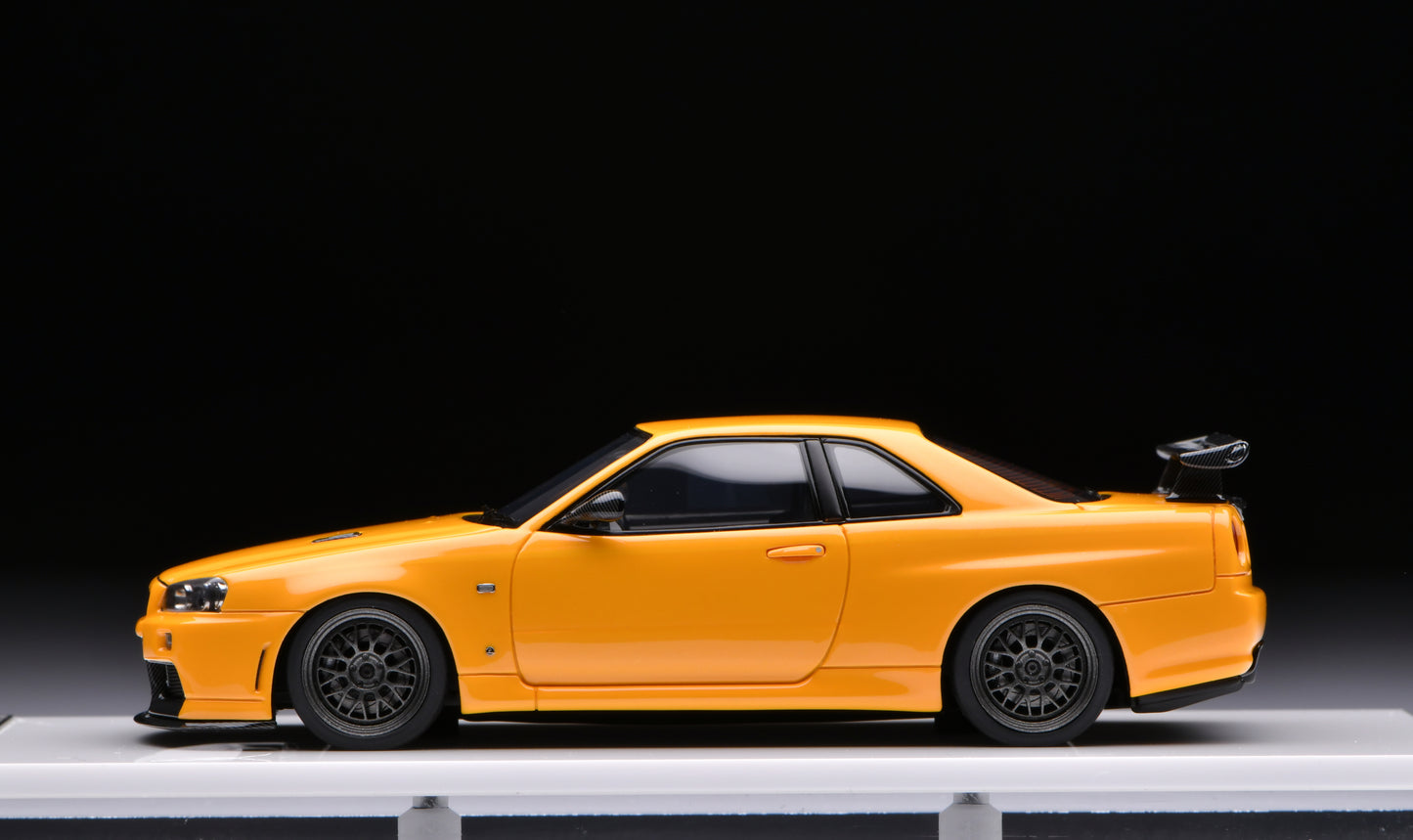 1:43 MakeUp Nissan BUILT BY LEGENDS Mine's Skyline GT-R(R34) EM681C