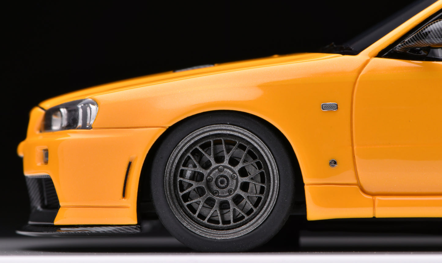 1:43 MakeUp Nissan BUILT BY LEGENDS Mine's Skyline GT-R(R34) EM681C