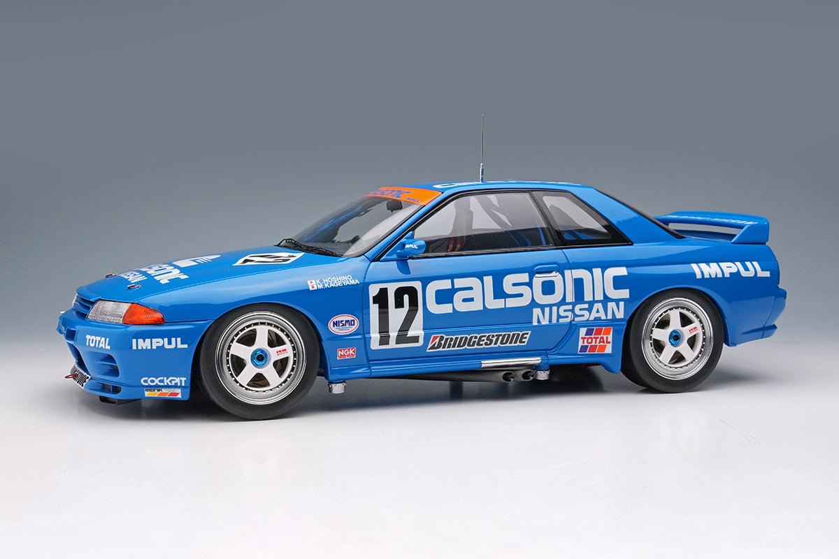 Pre-Order 1:18 MakeUp EML186 CALSONIC SKYLINE GT-R Gr.A Hi-land Gr.A 300km 1993 winner