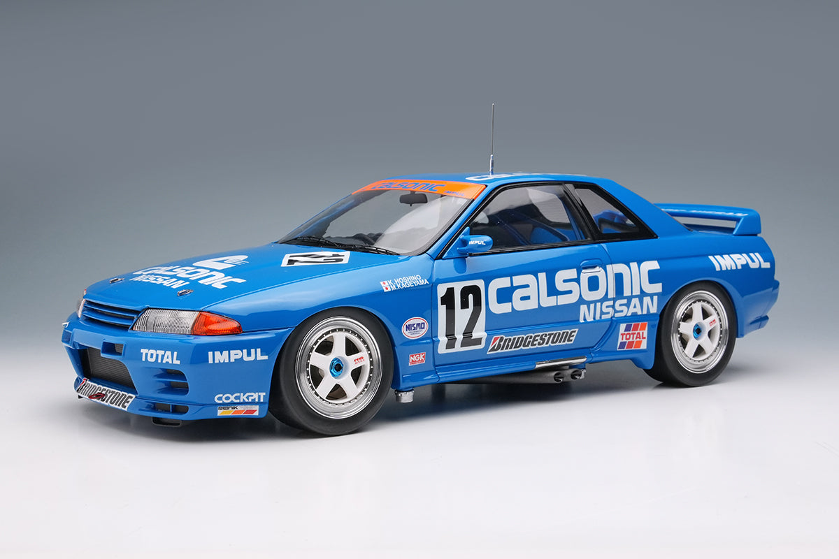 Pre-Order 1:18 MakeUp EML186 CALSONIC SKYLINE GT-R Gr.A Hi-land Gr.A 300km 1993 winner