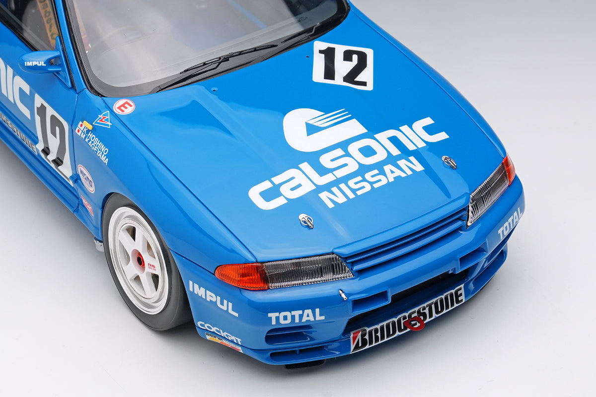 Pre-Order 1:18 MakeUp EML186 CALSONIC SKYLINE GT-R Gr.A Hi-land Gr.A 300km 1993 winner