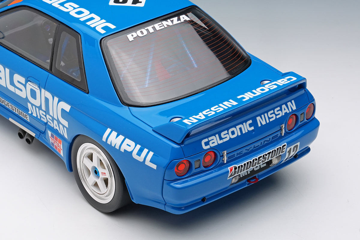 Pre-Order 1:18 MakeUp EML186 CALSONIC SKYLINE GT-R Gr.A Hi-land Gr.A 300km 1993 winner