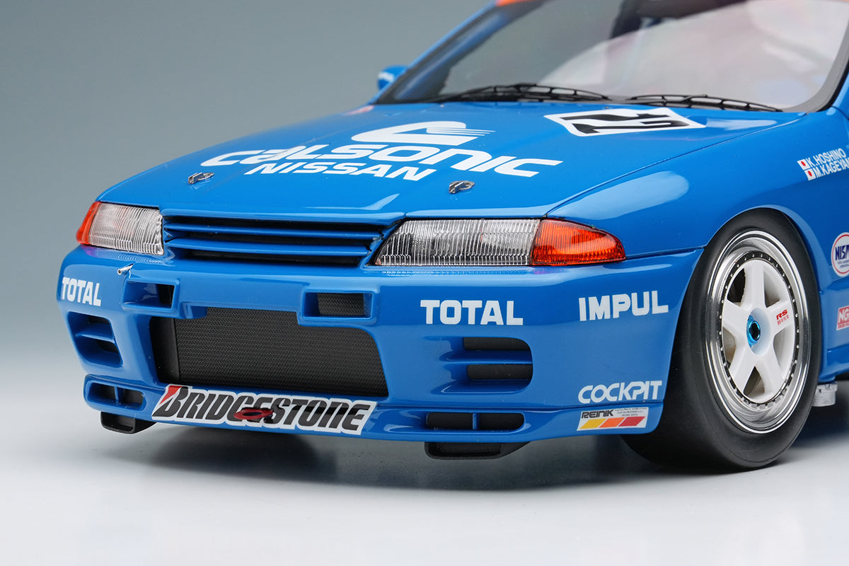 Pre-Order 1:18 MakeUp EML186 CALSONIC SKYLINE GT-R Gr.A Hi-land Gr.A 300km 1993 winner