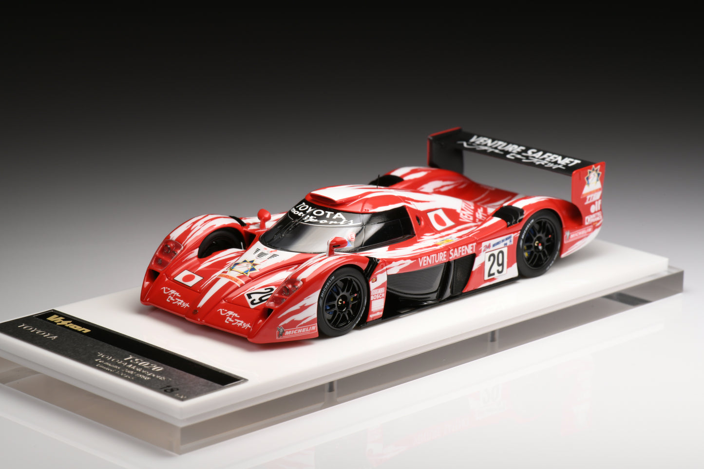 1:43 MakeUp TOYOTA TS020 "Toyota Motorsport" Le mans 24h 1998 No.29 VM222C