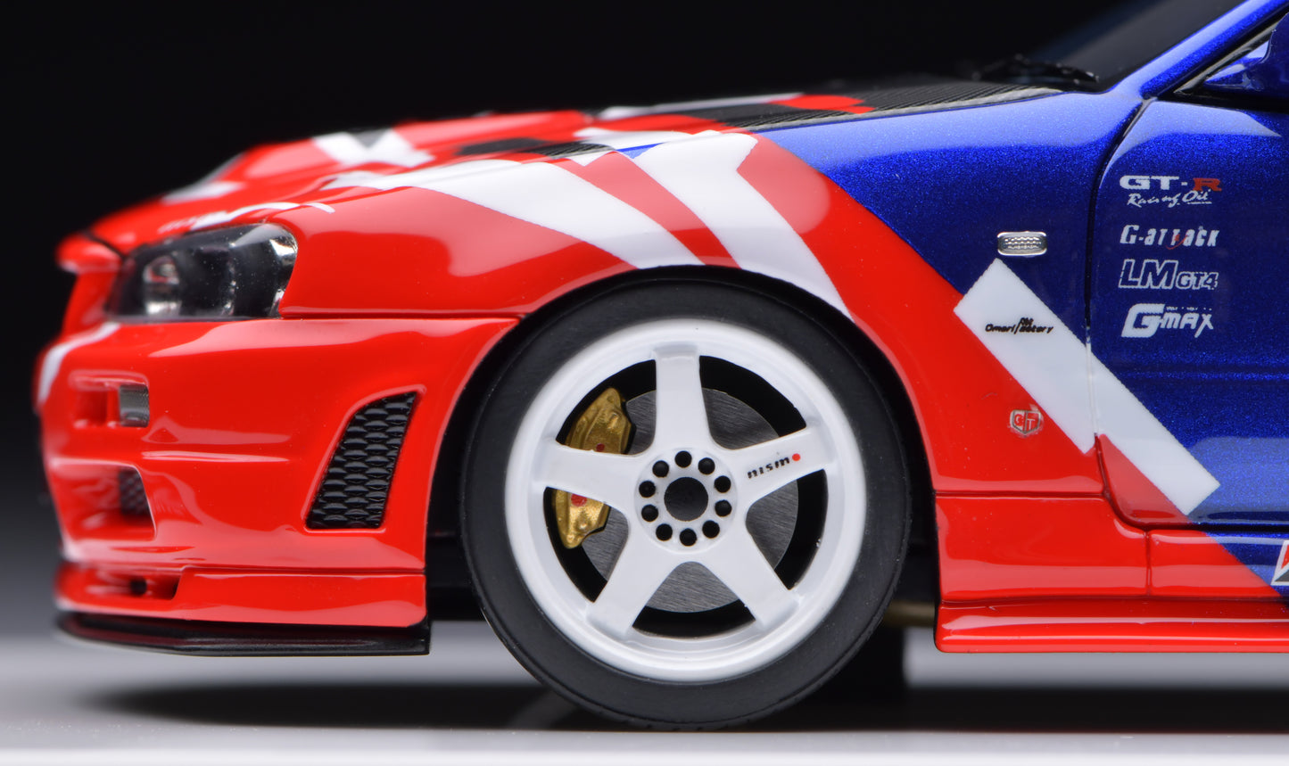 1:43 MakeUp Nissan Skyline GT-R(R34 NISMO R-tune)Launch Version Tokyo Auto salon EM771