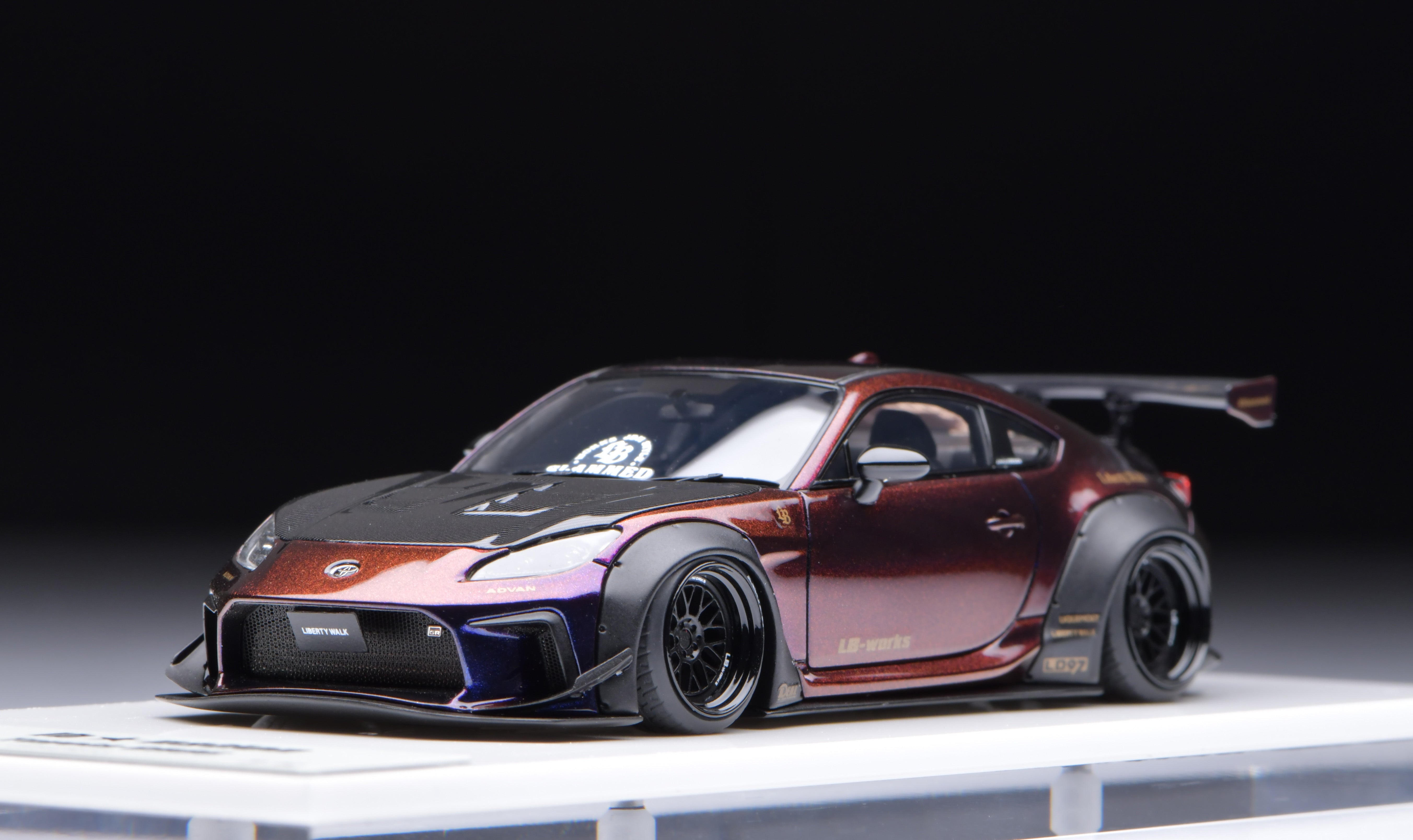 1:43 MakeUp LB Nation Toyota GR86 NO.1 LB022E – Venom Model