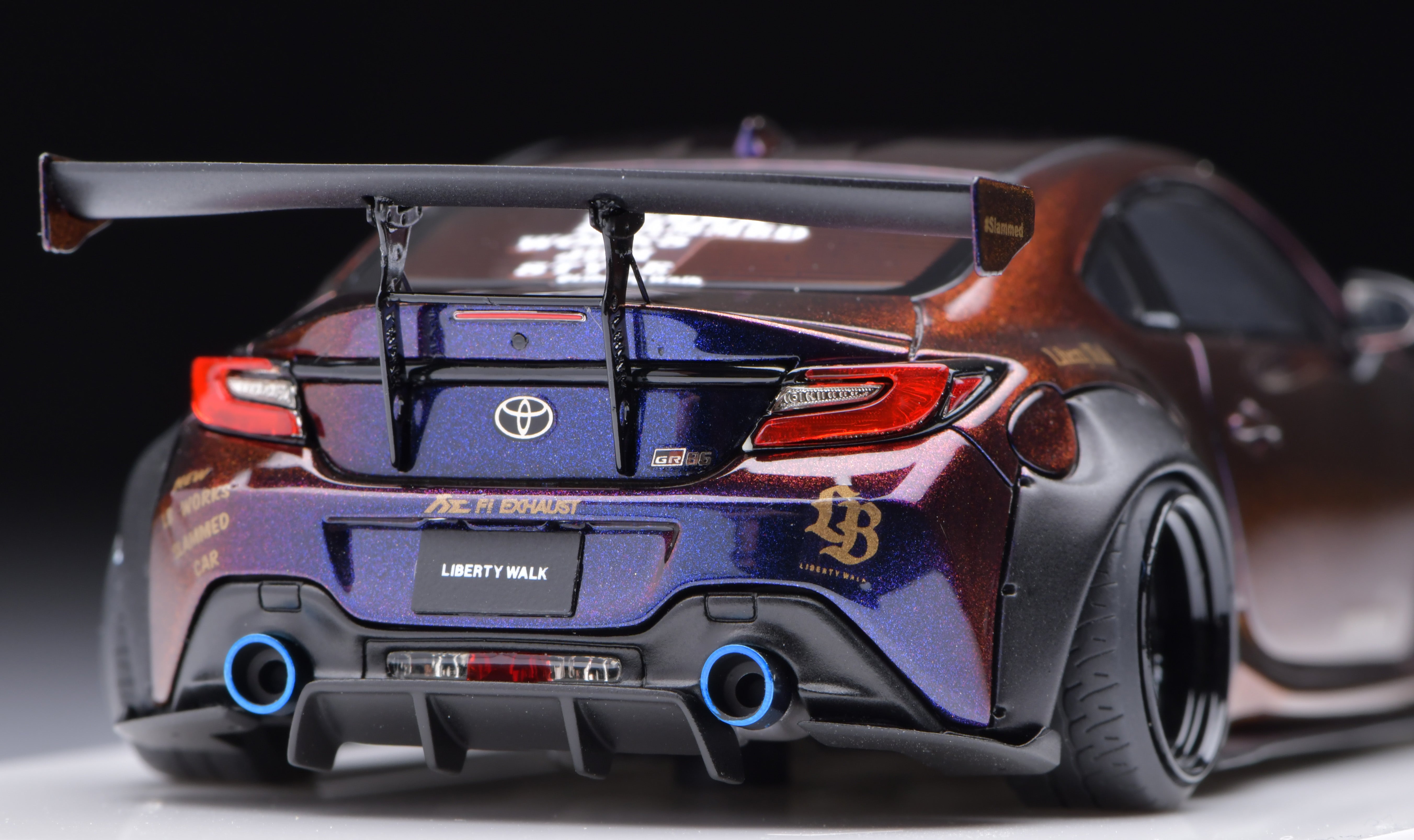 MAKE UP アイドロン メイクアップ　LBWK GR86 1/43 1:43 MakeUp LB Nation Toyota GR86 NO.1 LB022E – Venom Model