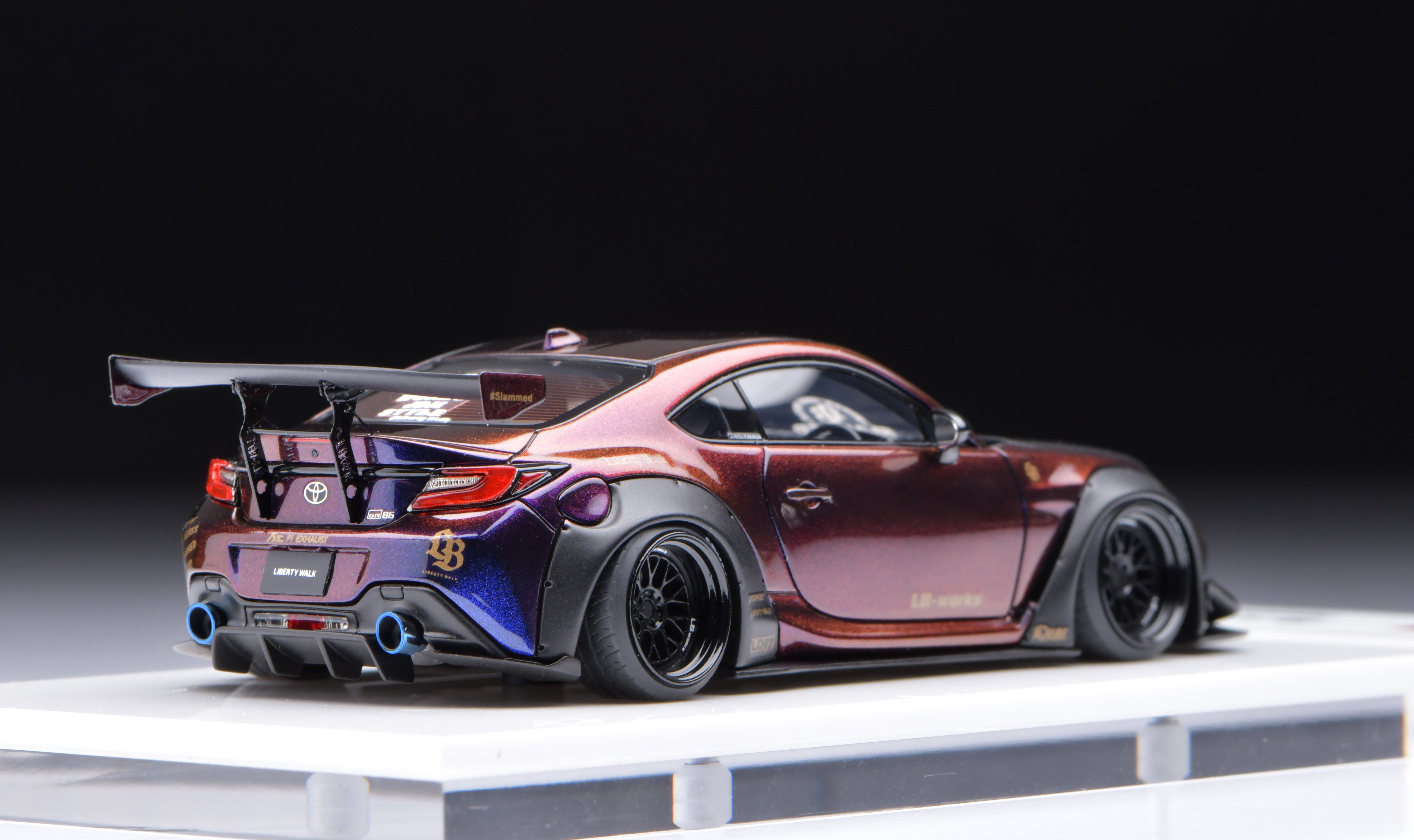 1:43 MakeUp LB Nation Toyota GR86 NO.1 LB022E – Venom Model