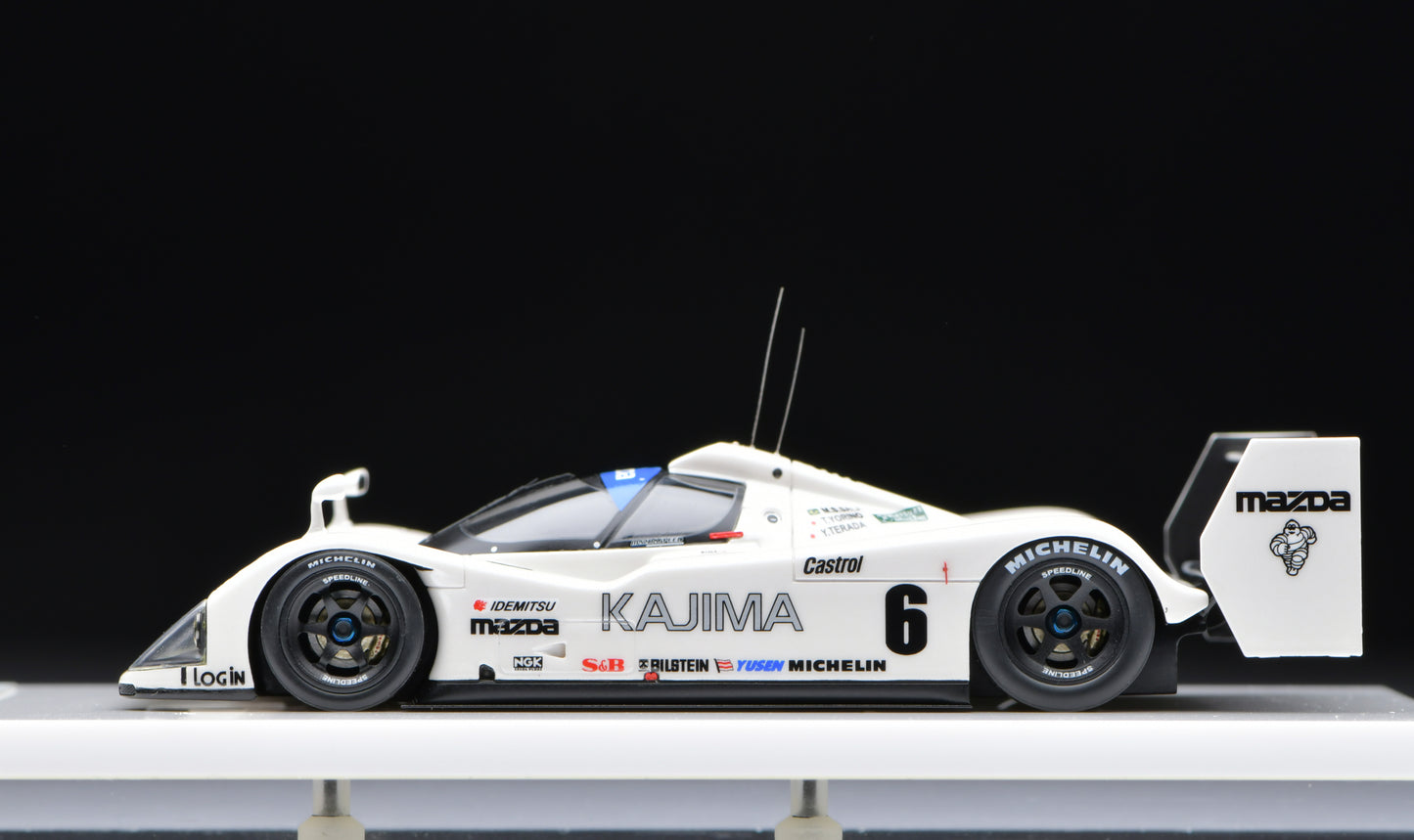 1:43 MakeUp Mazda MXR-01"KAJIMA"LeMans 24h Practice 1992 NO.6 EM313B