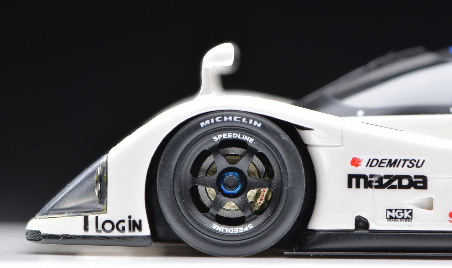 1:43 MakeUp Mazda MXR-01"KAJIMA"LeMans 24h Practice 1992 NO.6 EM313B