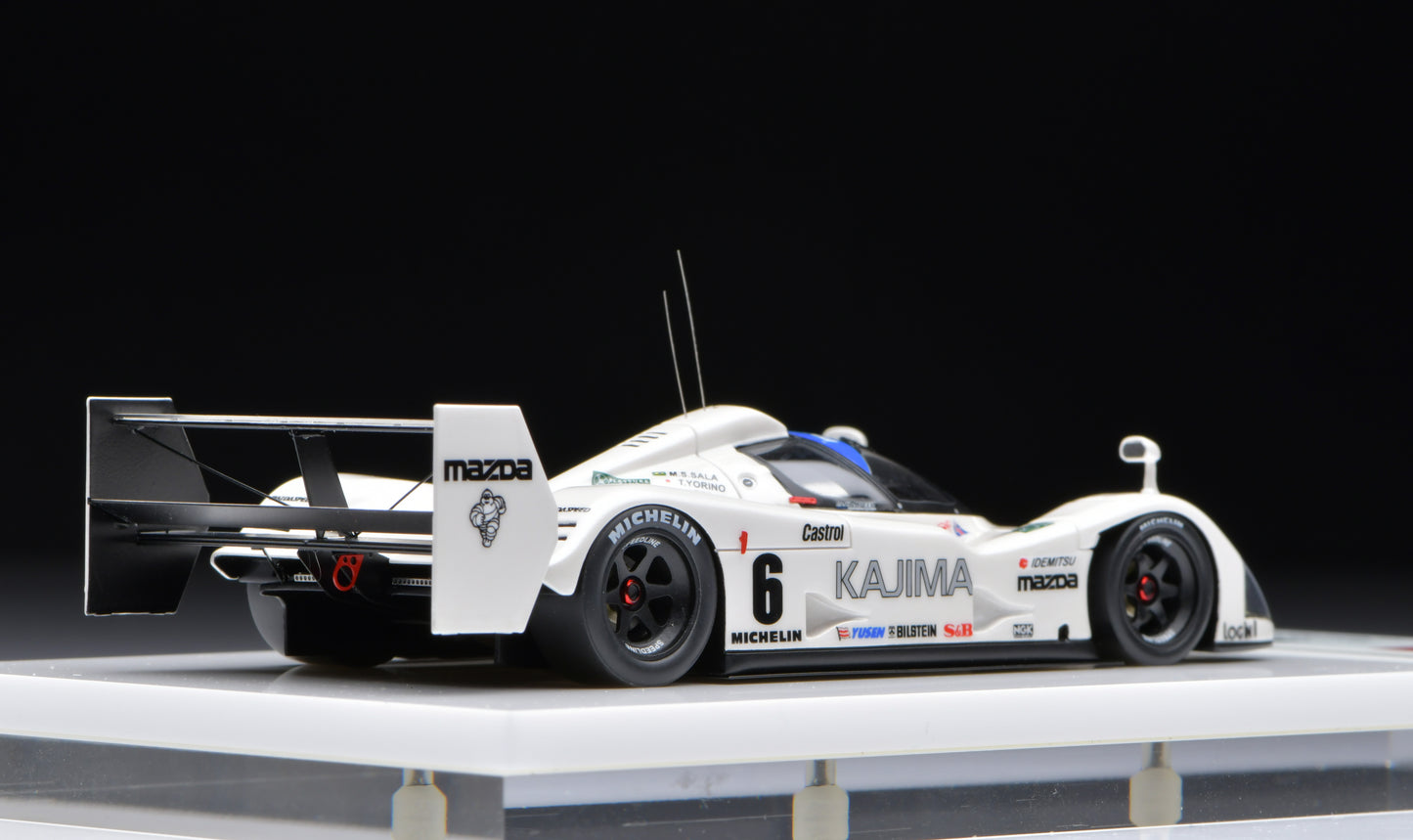 1:43 MakeUp Mazda MXR-01"KAJIMA"LeMans 24h Practice 1992 NO.6 EM313B
