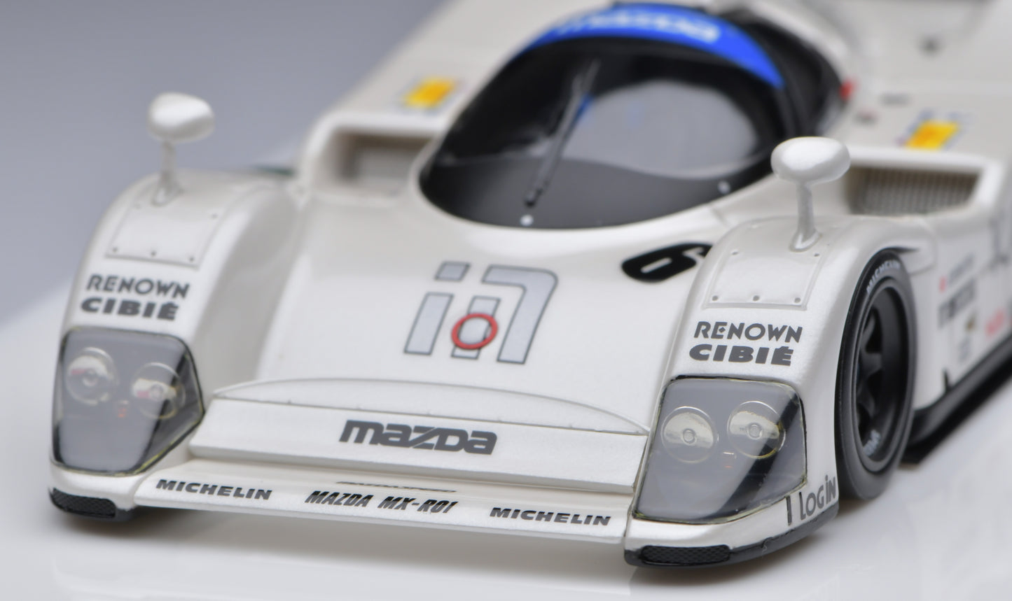 1:43 MakeUp Mazda MXR-01"KAJIMA"LeMans 24h Practice 1992 NO.6 EM313B