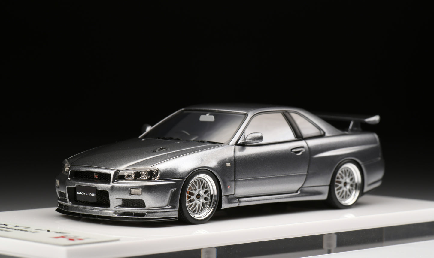 1:43 MakeUp Nissan Skyline GT-R (BNR34) V-spec II 2000 (BBS LM Wheel) EM509C