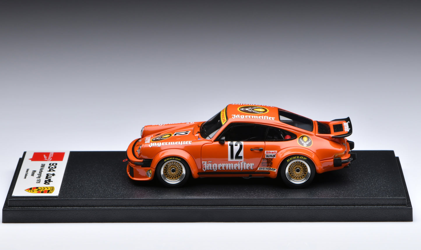 1:43 MakeUp Porsche 934 Turbo "MAX MORITZ"DRM Nurburgrig 1976 Winner No.12 EM294