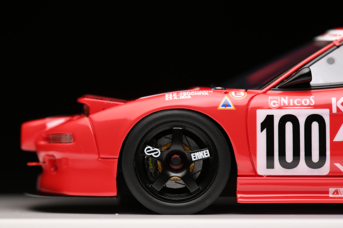 1:43 Honda NSX GT2 Team National Light Tokatsu 24 Hours 1994 No. 100 2nd Place Night Version VM275B