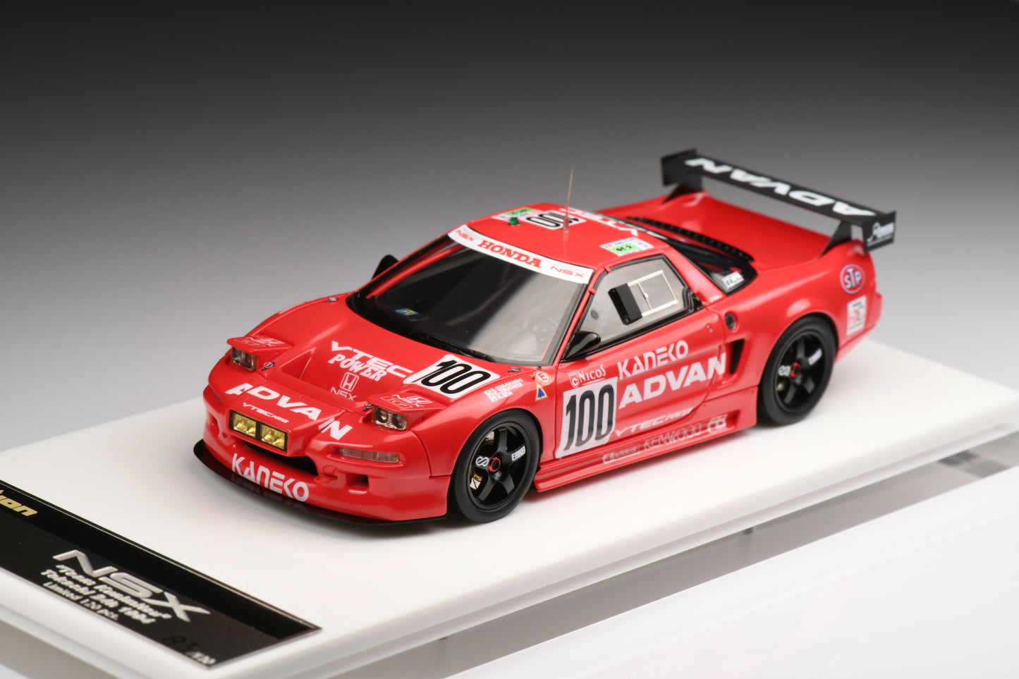 1:43 Honda NSX GT2 Team National Light Tokatsu 24 Hours 1994 No. 100 2nd Place Night Version VM275B