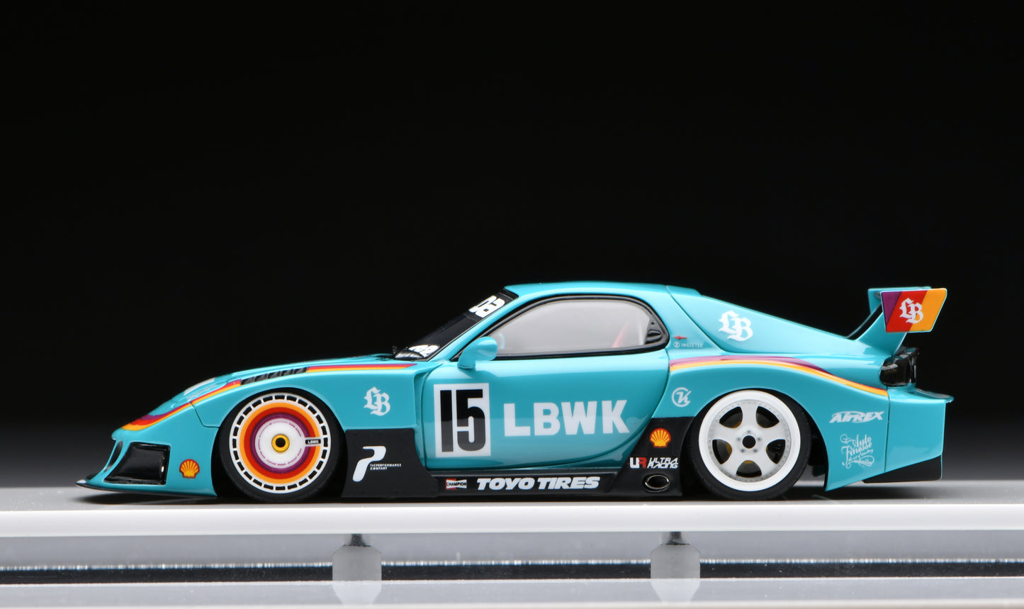 1:43 MakeUp LB-Super Silhouette MAZDA FD3S RX-7 Mint Green LB028C