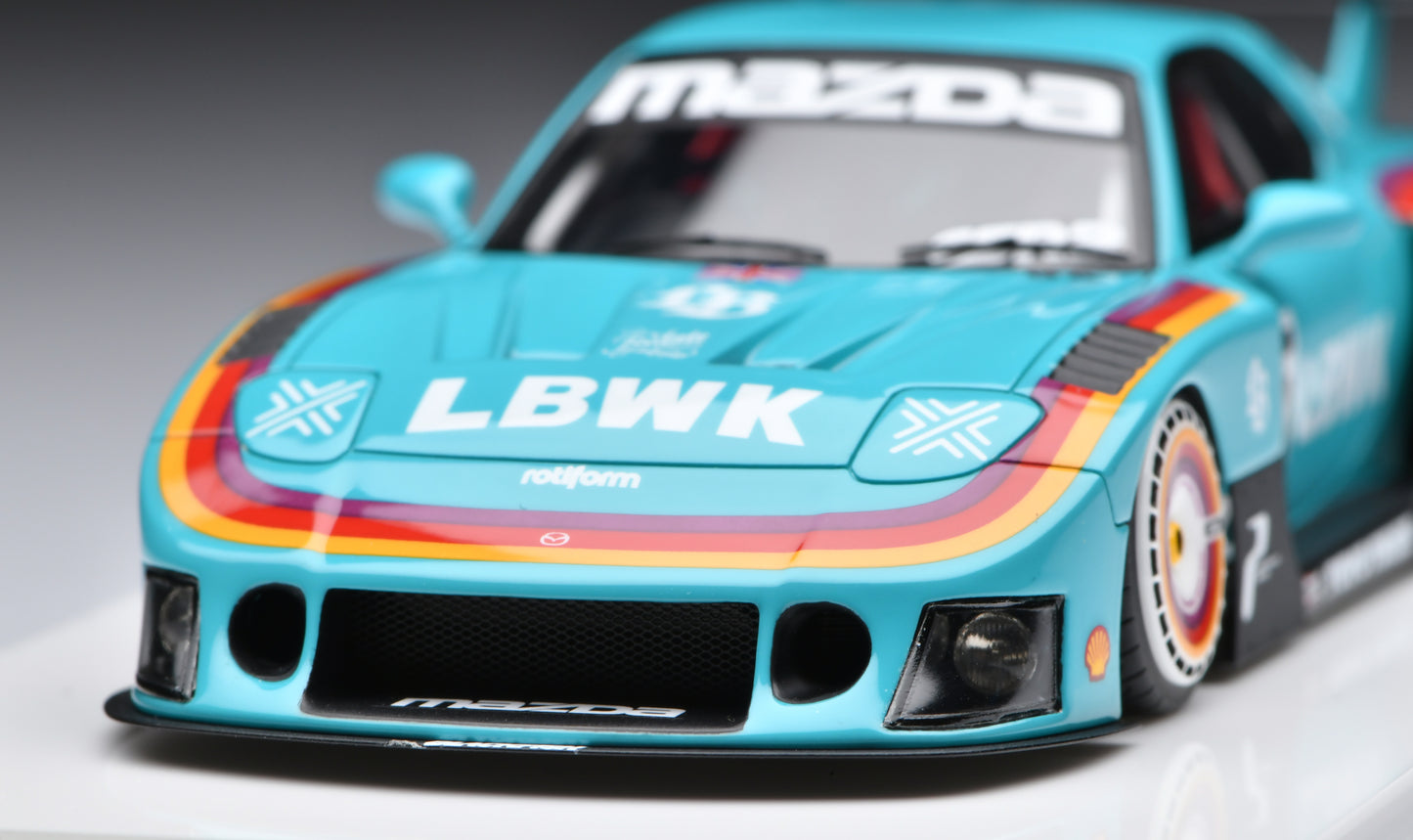 1:43 MakeUp LB-Super Silhouette MAZDA FD3S RX-7 Mint Green LB028C