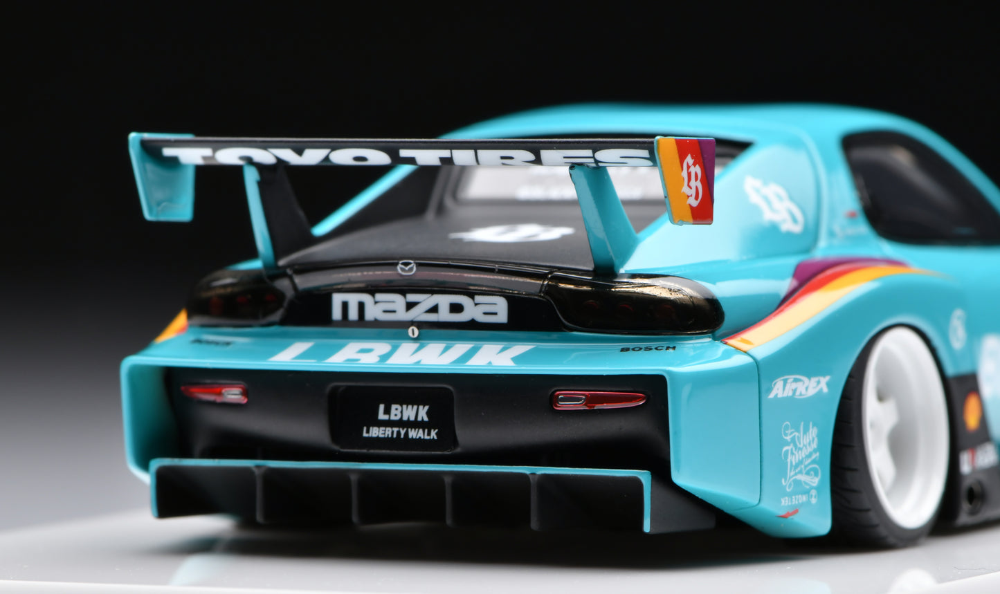 1:43 MakeUp LB-Super Silhouette MAZDA FD3S RX-7 Mint Green LB028C