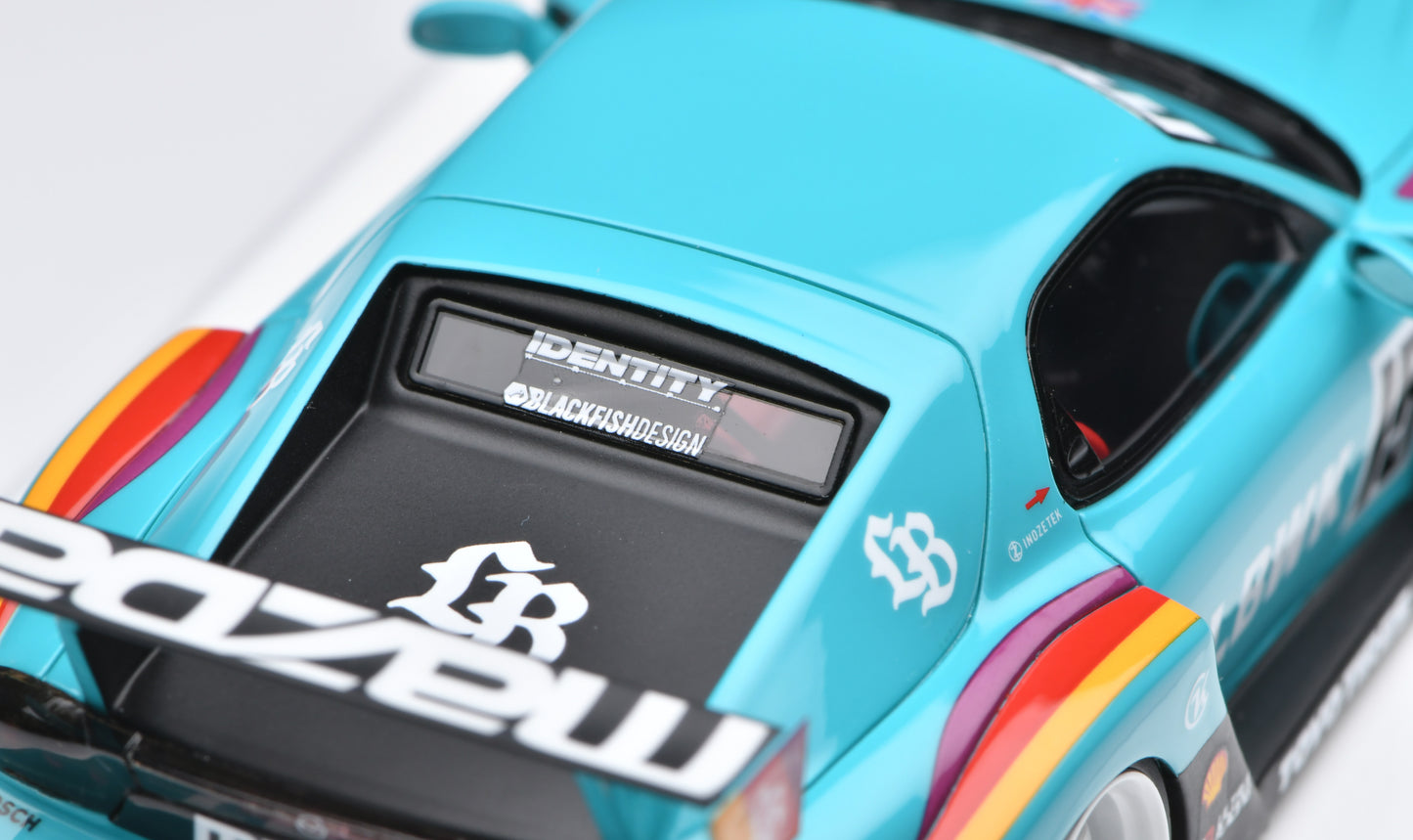 1:43 MakeUp LB-Super Silhouette MAZDA FD3S RX-7 Mint Green LB028C