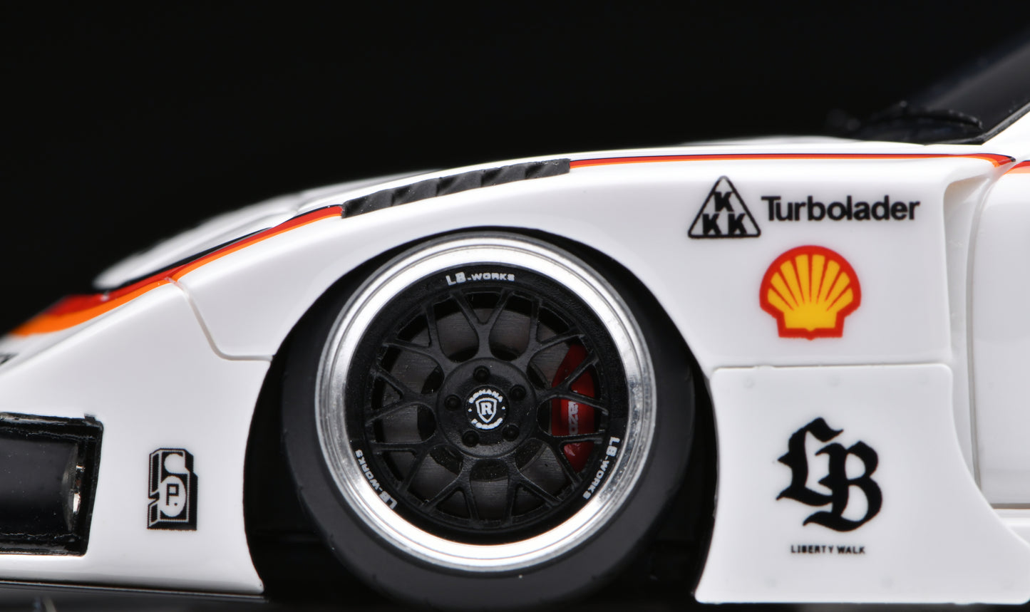 1:43 MakeUp LB-Super Silhouette MAZDA FD3S RX-7 White LB028B