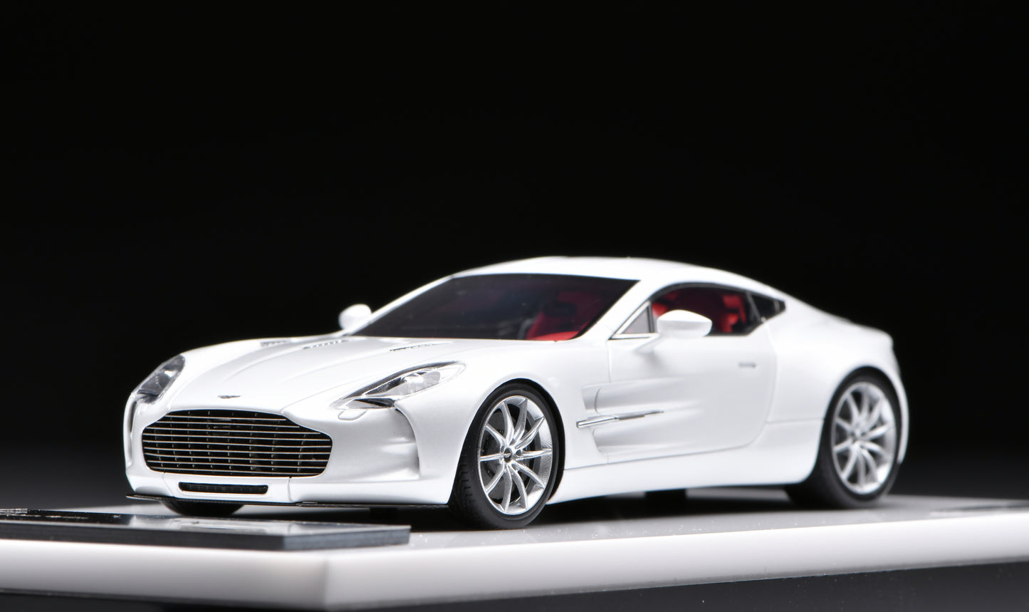 1:43 Figart Aston Martin ONE-77 Morning Frost White