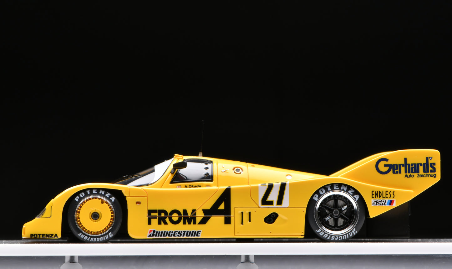 1:43 MakeUp Porsche 9626C"FROM A"WEC IN JAPAN 1988 No.27 VM315