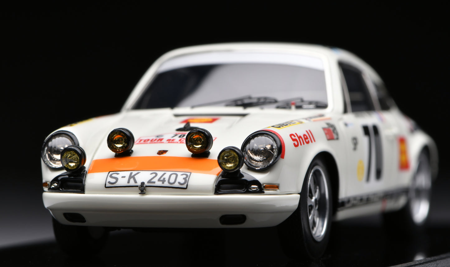 1:43 MakeUp Porsche 911 R "Porsche System"Tour de Corse 1969 winner No.70 VM199
