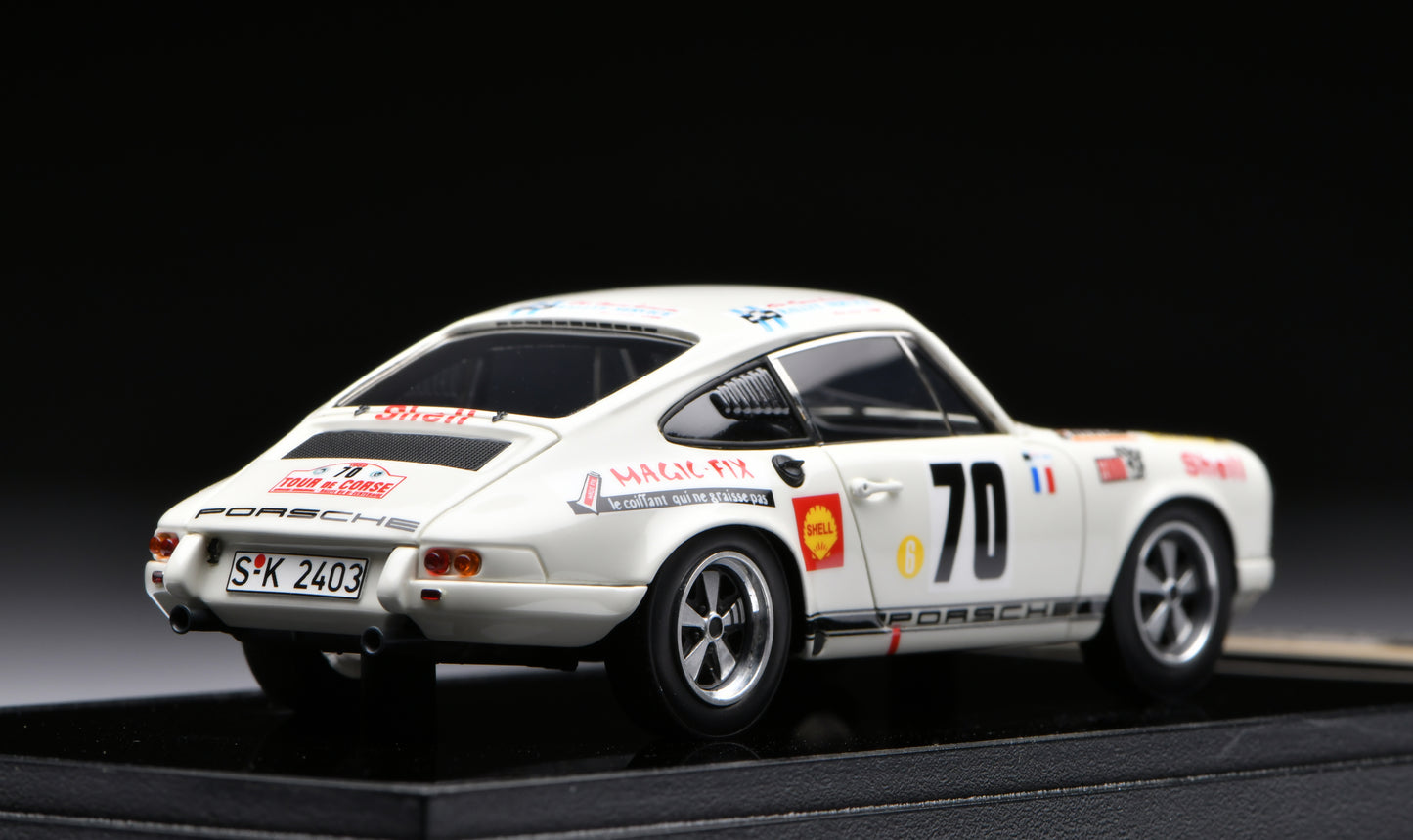 1:43 MakeUp Porsche 911 R "Porsche System"Tour de Corse 1969 winner No.70 VM199