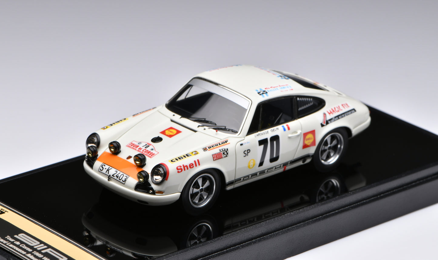 1:43 MakeUp Porsche 911 R "Porsche System"Tour de Corse 1969 winner No.70 VM199
