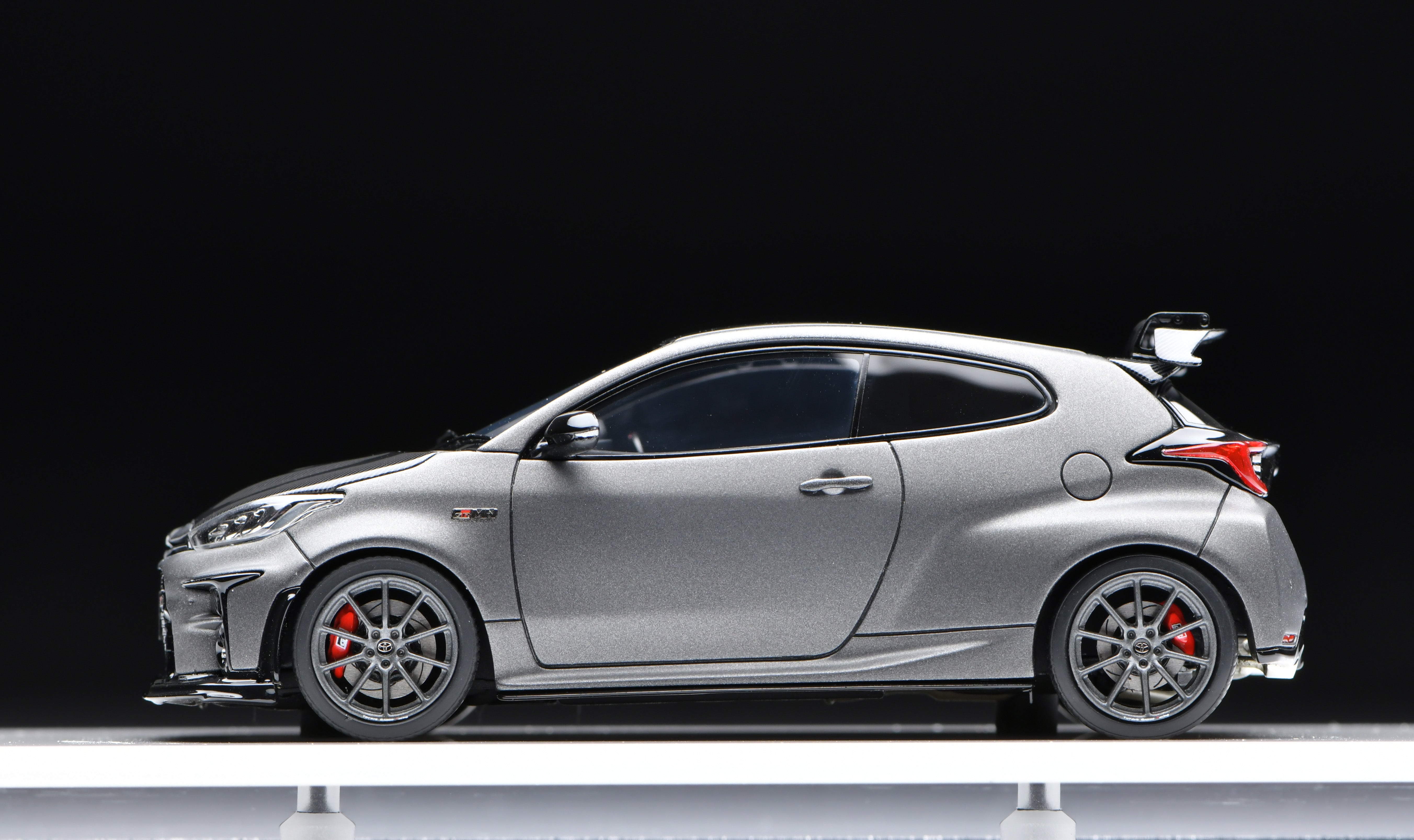 1:43 MakeUp Toyota GRMN Yaris Circuit Package Matte Steel EM656A
