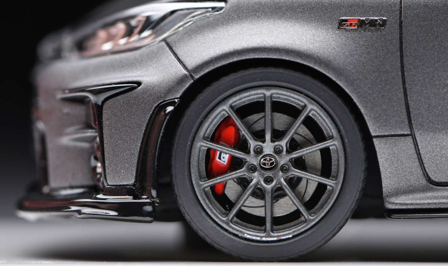 1:43 MakeUp Toyota GRMN Yaris Circuit Package Matte Steel EM656A