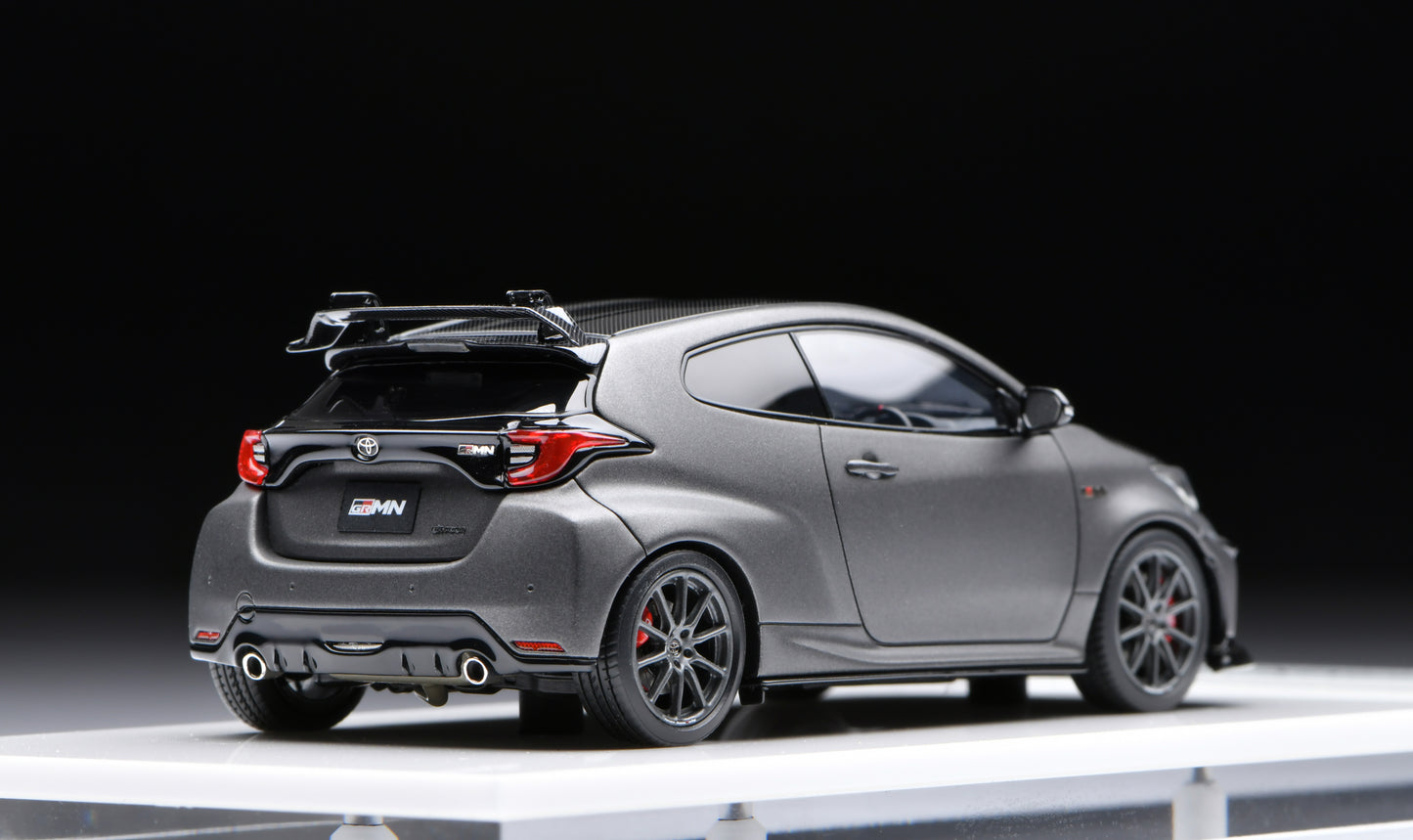 1:43 MakeUp Toyota GRMN Yaris Circuit Package Matte Steel EM656A
