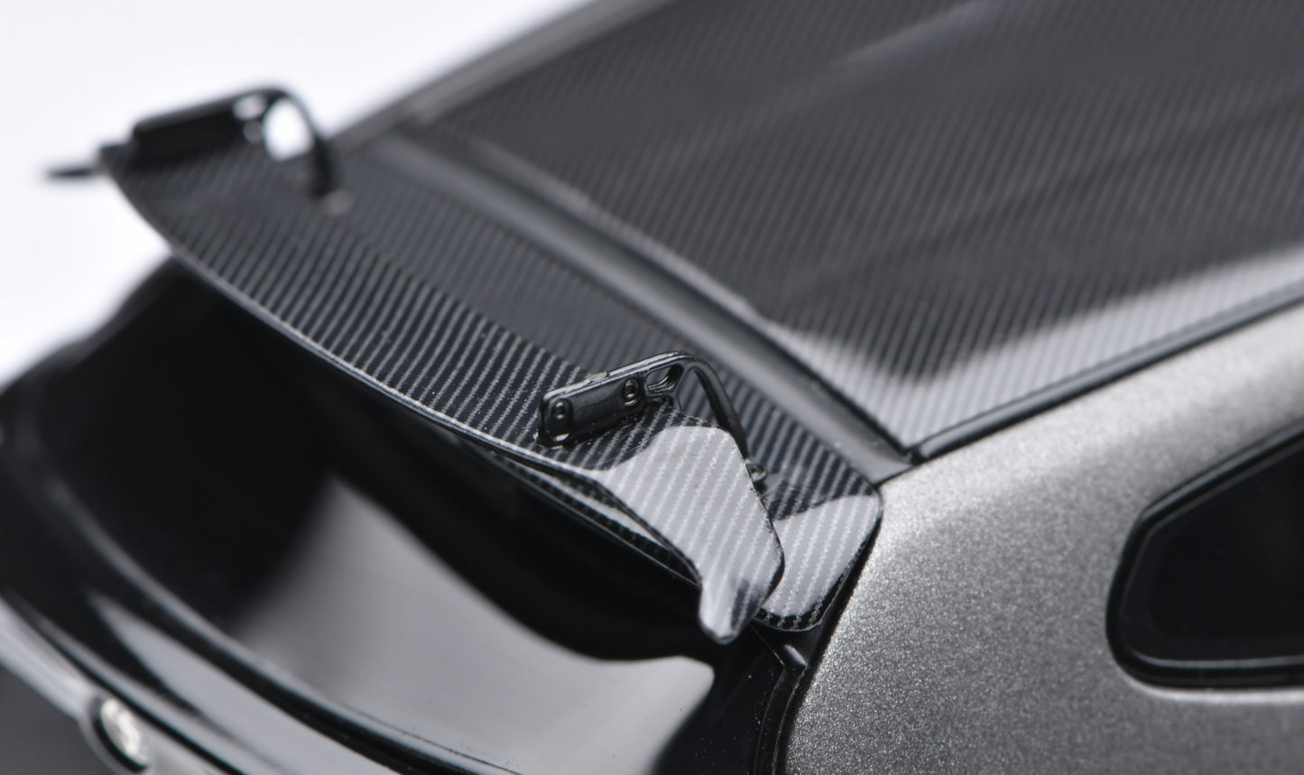 1:43 MakeUp Toyota GRMN Yaris Circuit Package Matte Steel EM656A