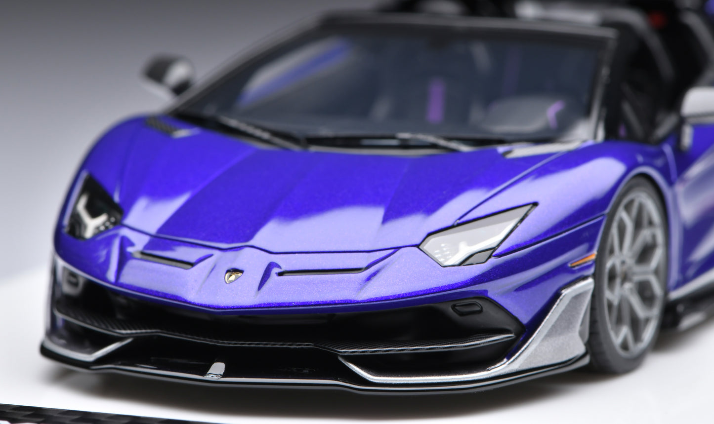 1:43 MakeUp Lamborghini Aventador SVJ Roadster Ad Personam 2tone Paint EM669C