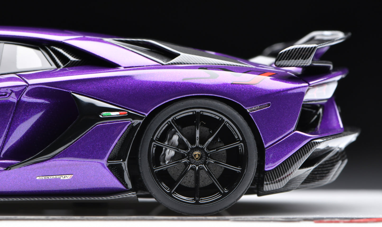 1:43 MakeUp Lamborghini Aventador SVJ 2018 (Nireo wheel)Viola Pasifae EM513G