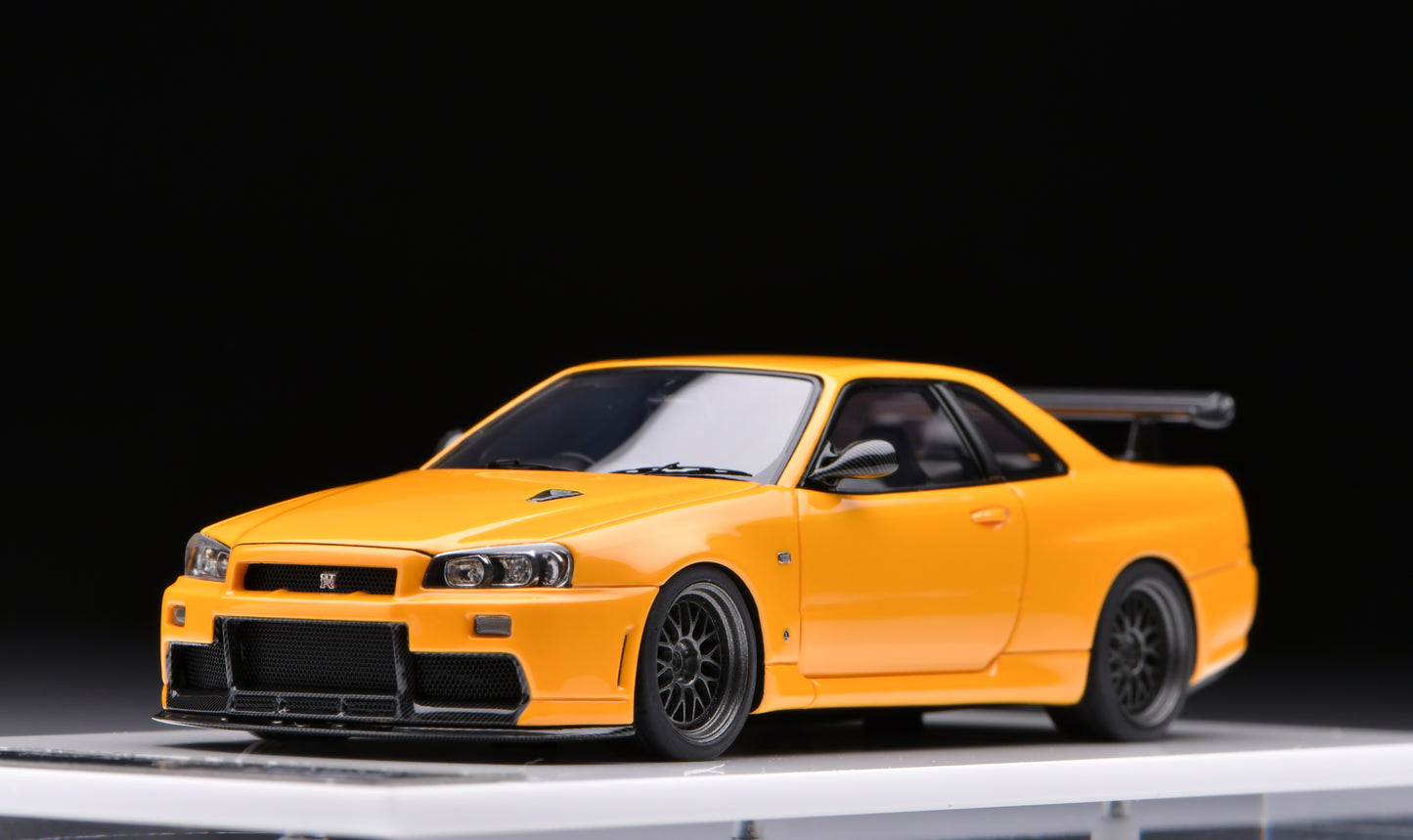 1:43 MakeUp Nissan BUILT BY LEGENDS Mine's Skyline GT-R(R34) EM681C