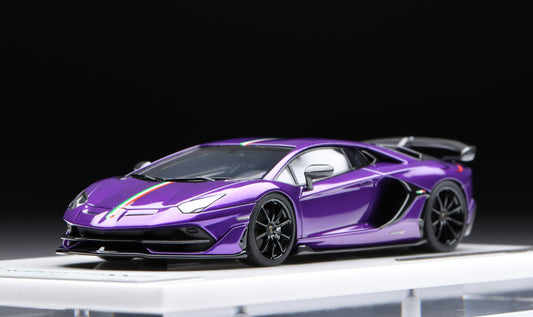 1:43 MakeUp Lamborghini Aventador SVJ 2018 (Nireo wheel)Viola Pasifae EM513G