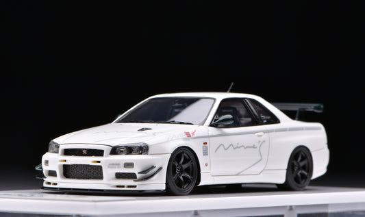 1:43 MakeUp Nissan Mine's Skyline GT-R R34 V-spec N1(RAYS Wheel) EM642