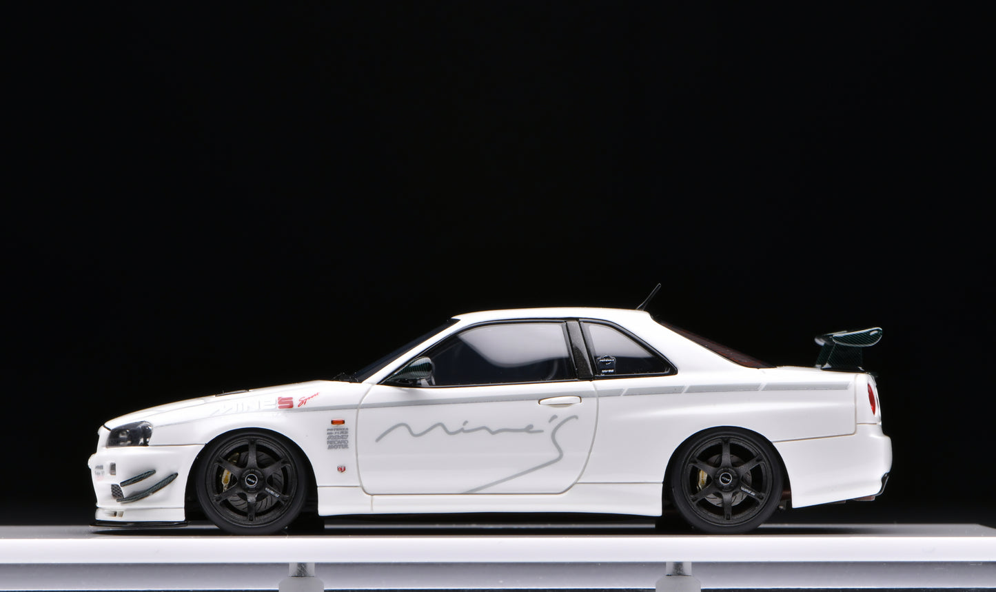 1:43 MakeUp Nissan Mine's Skyline GT-R R34 V-spec N1(RAYS Wheel) EM642