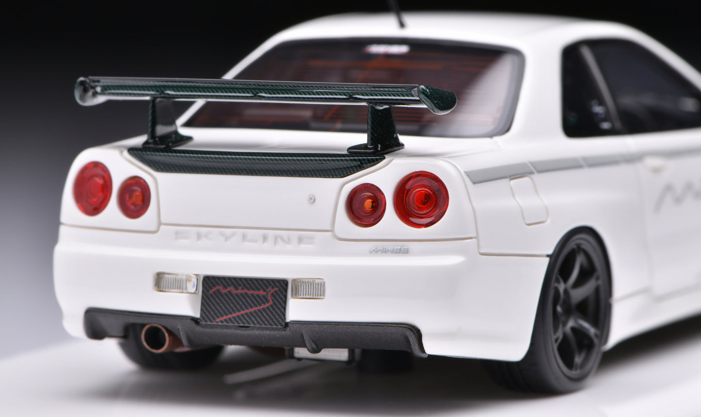 1:43 MakeUp Nissan Mine's Skyline GT-R R34 V-spec N1(RAYS Wheel) EM642