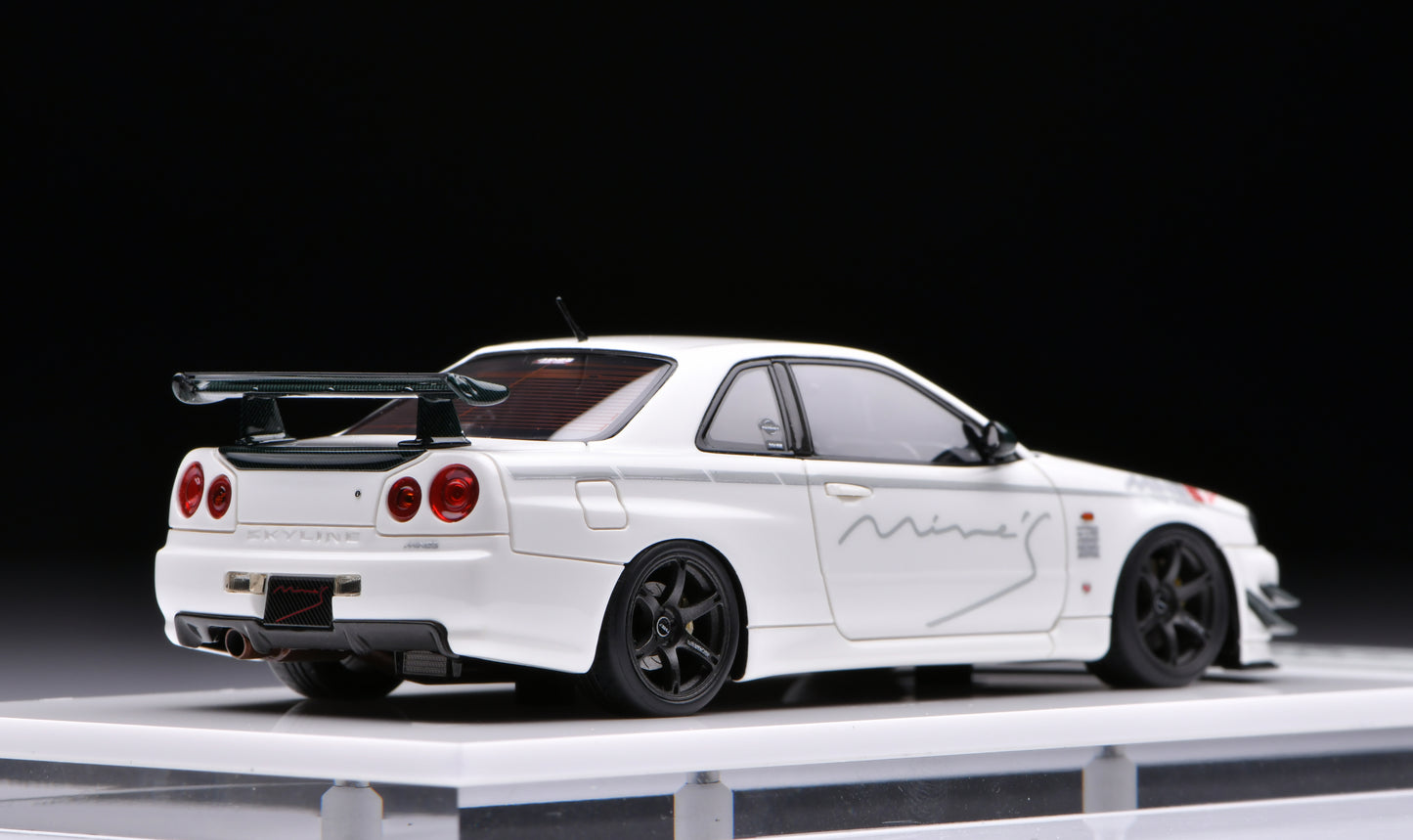 1:43 MakeUp Nissan Mine's Skyline GT-R R34 V-spec N1(RAYS Wheel) EM642