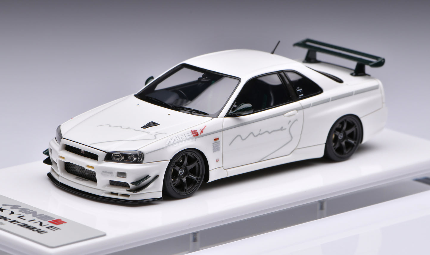 1:43 MakeUp Nissan Mine's Skyline GT-R R34 V-spec N1(RAYS Wheel) EM642