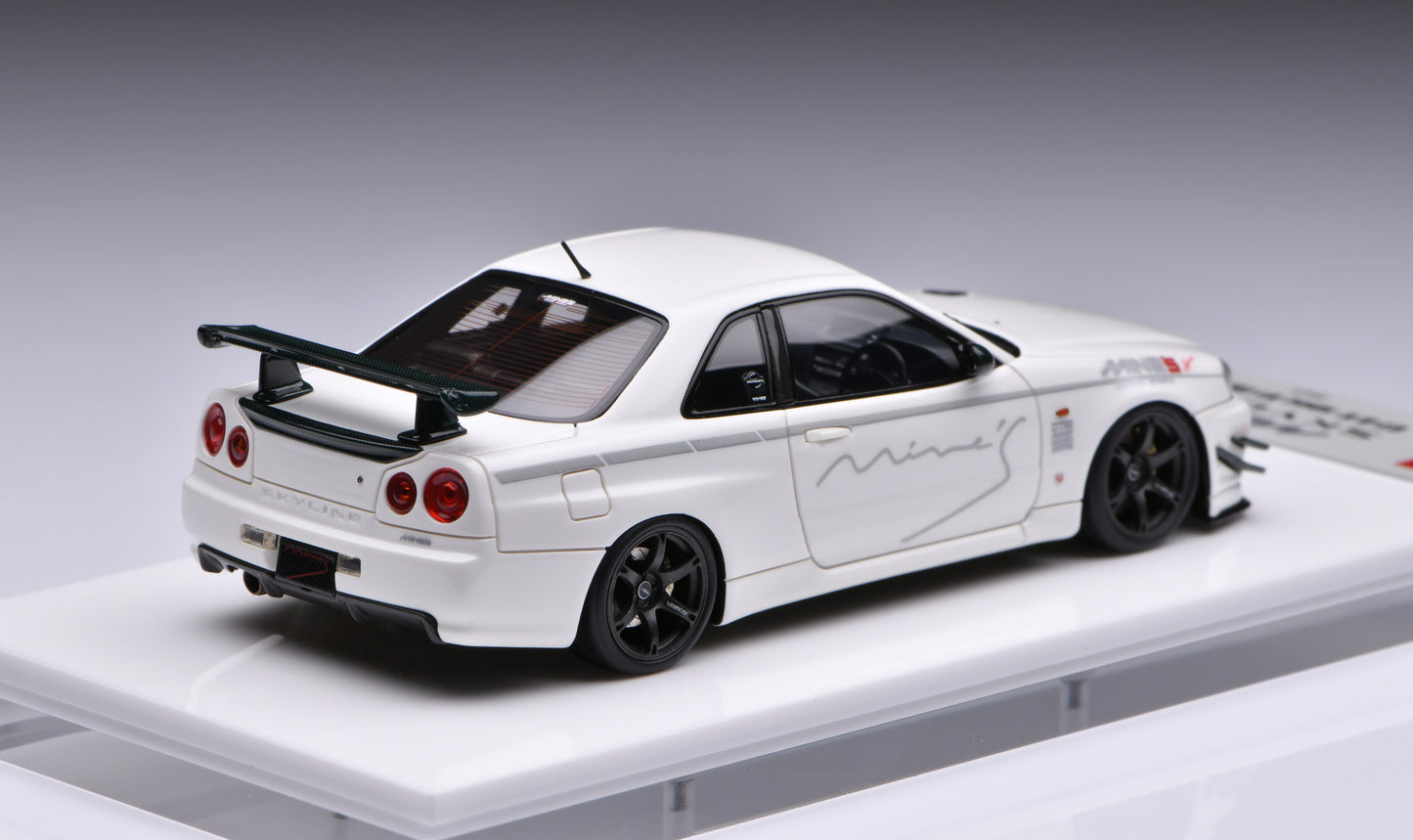 1:43 MakeUp Nissan Mine's Skyline GT-R R34 V-spec N1(RAYS Wheel) EM642