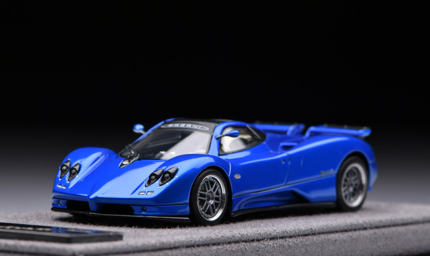 1:64 Figart Model Pagani Zonda C12S Blu Franci