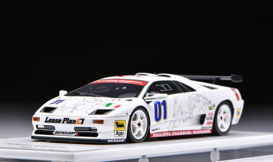 1:43 MakeUp Lamborghini Diablo SVR Racing White EM785F