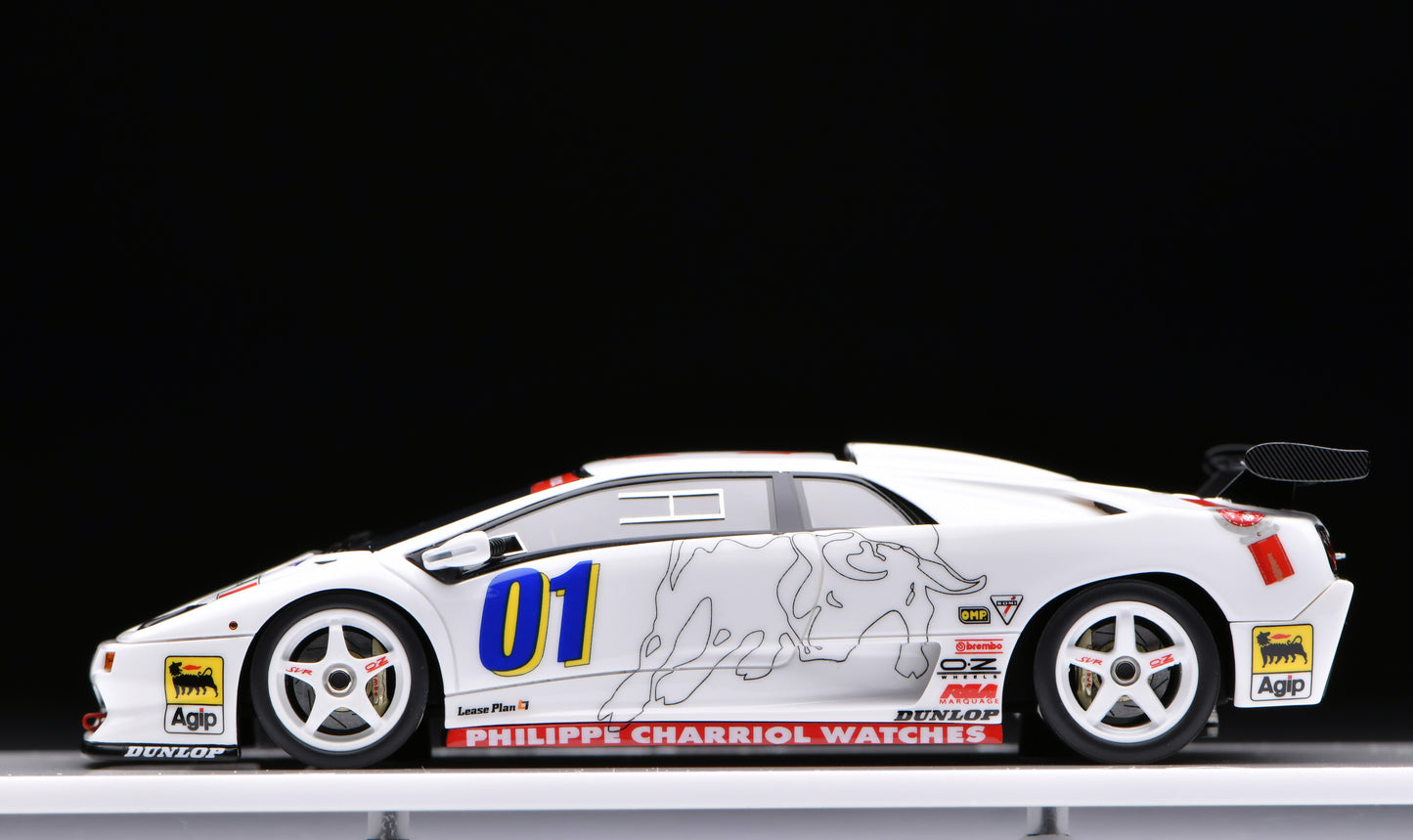 1:43 MakeUp Lamborghini Diablo SVR Racing White EM785F